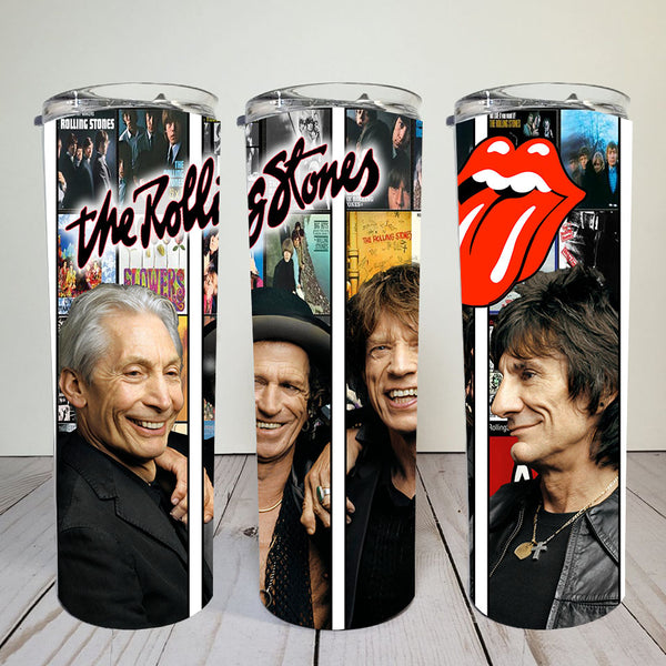Rolling Stones | Digital download | 20 oz Skinny Tumbler | Sublimation | Waterslide | PNG