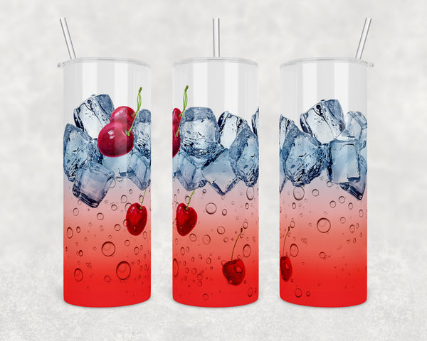 Shirley Temple with Ice | 20 oz skinny | Sublimation design | PNG file | digital download