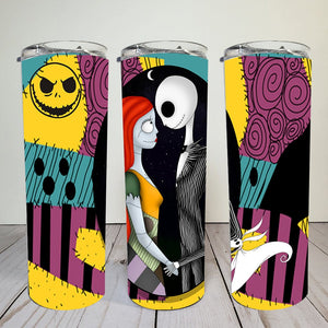 Nightmare Before Christmas | Jack and Sally | Digital Download | 20 oz Skinny Tumbler | Waterslide | PNG