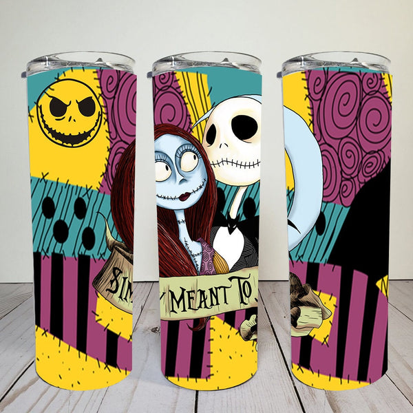 Nightmare Before Christmas | Meant to Be | Digital Download | 20 oz Skinny Tumbler | Waterslide | PNG