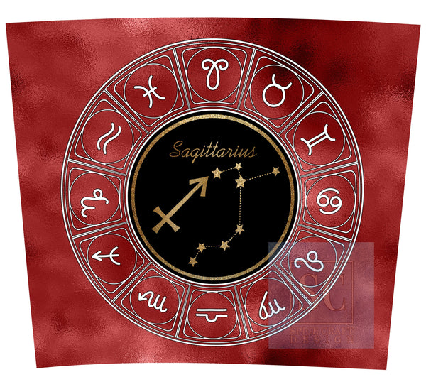Zodiac Fire Elements | Aries | Leo | Sagittarius | Digital Download | 20 oz Skinny Tumbler | Sublimation | Waterslide | PNG