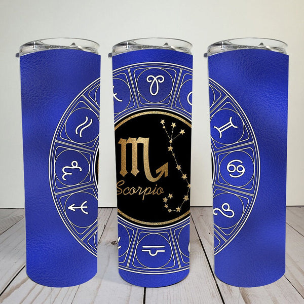 Zodiac Water Elements | Cancer | Pisces | Scorpio | Digital Download | 20 oz Skinny Tumbler | Sublimation | Waterslide | PNG file