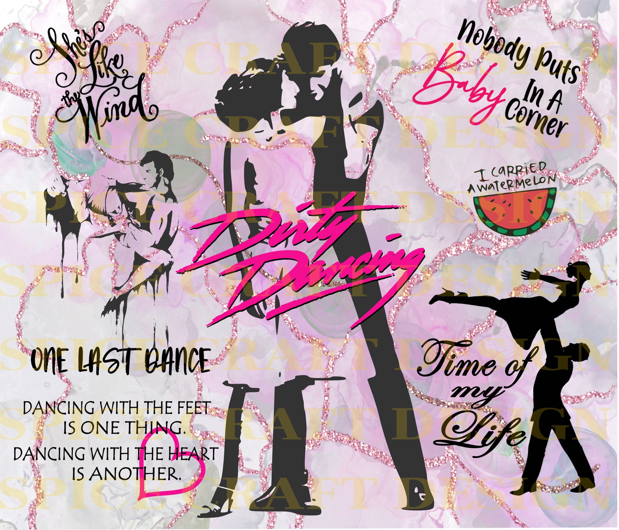 Vintage Dirty Dancing “Promo” V-Neck Shirt, image size:2048x1751