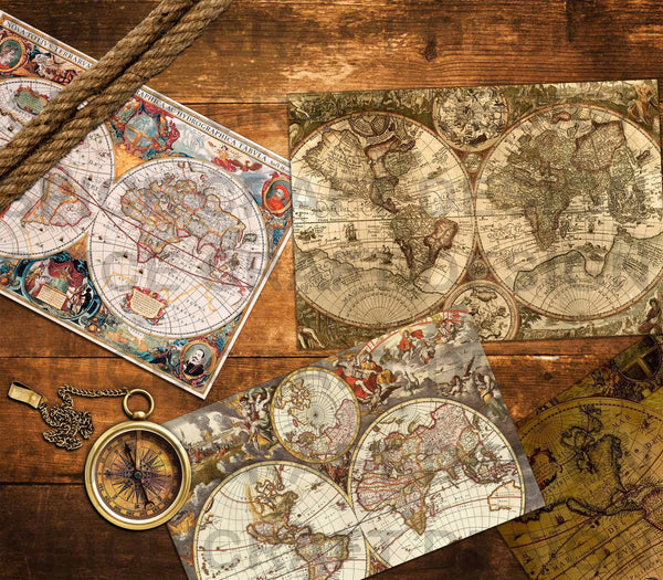 Old World Maps | Skinny Tumbler Wrap | Digital Download | Sublimation | PNG file