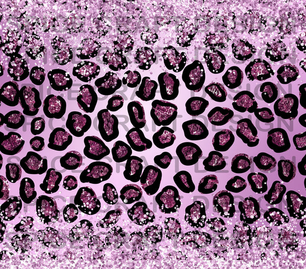 Purple glitter animal print | 20 oz Skinny Tumbler Wrap | Digital Download | Sublimation image | png file