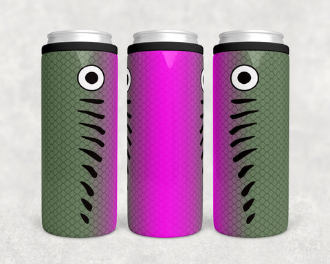 Green and Pink Fishing Lure | Skinny Can Cooler | Digital Download | Waterslide | Sublimation | png file